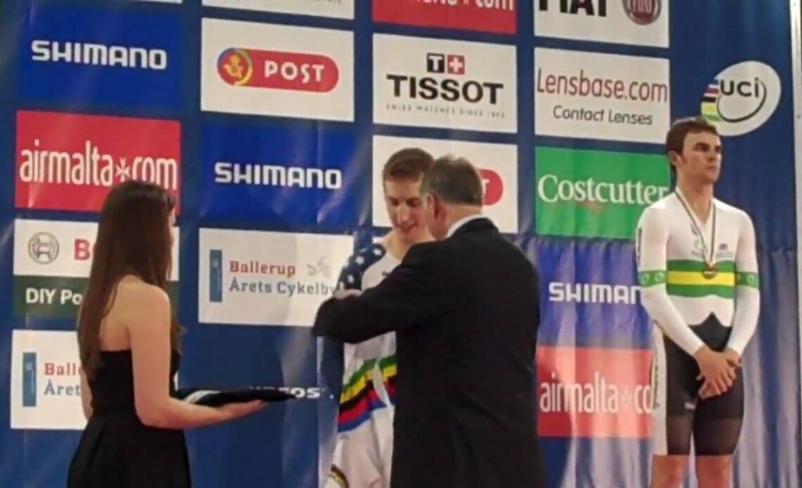 2010 UCI World Championships - Individual Pursuit Awards Ceremony
