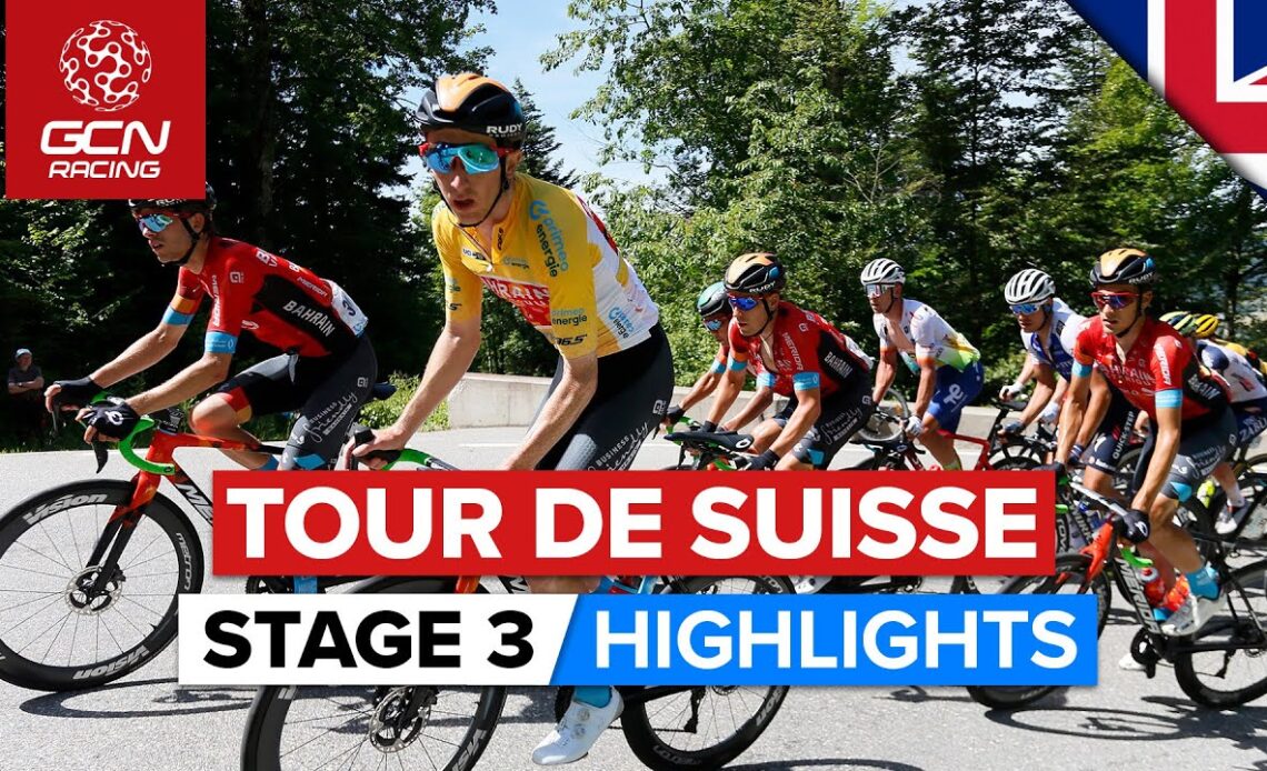 A Long-Awaited Return To The Top Step! | Tour De Suisse 2022 Men's Stage 3 Highlights