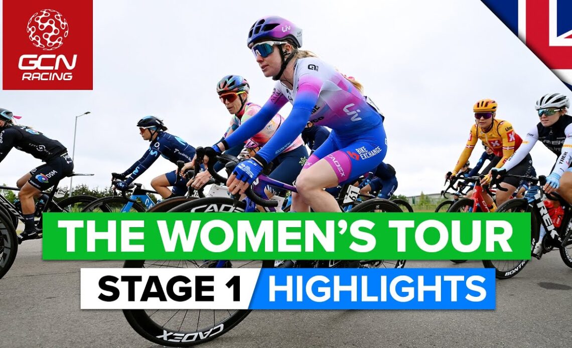A Longer Stage Than Expected! | The Women's Tour 2022 Stage 1 Highlights
