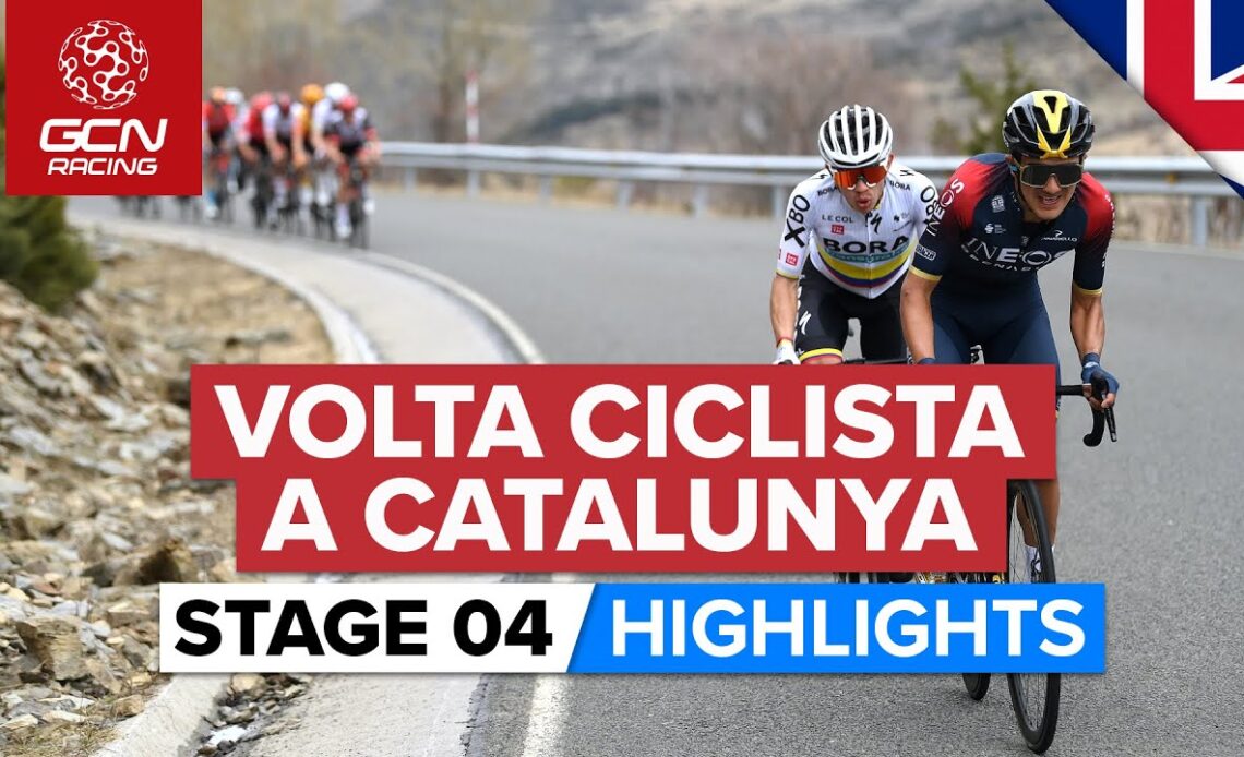A Tight GC Fight On The Queen Stage | Volta A Catalunya 2022 Stage 4 Highlights