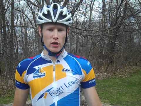 Alister Ratcliff talks about winning men's D1 road race.MP4