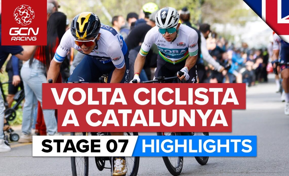 Attack After Attack On Punchy Final Stage | Volta A Catalunya 2022 Stage 7 Highlights