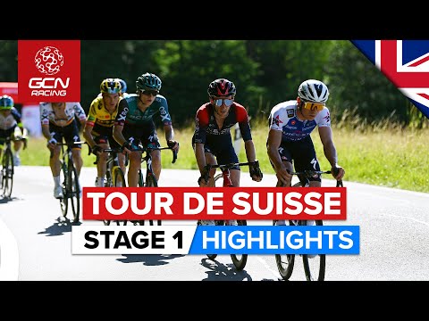 Attacking Finale On The Opening Day | Tour De Suisse 2022 Men's Stage 1 Highlights