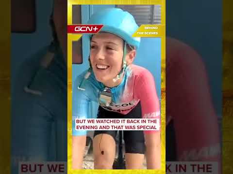 Behind the scenes | Tour De France Femmes Avec Zwift #shorts