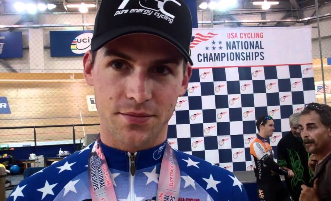 Bobby Lea talks about winning the omnium at the 2011 USA Cycling Elite Track National Championships