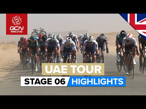 Breakaway Stretches The Race! | UAE Tour 2022 Stage 6 Highlights