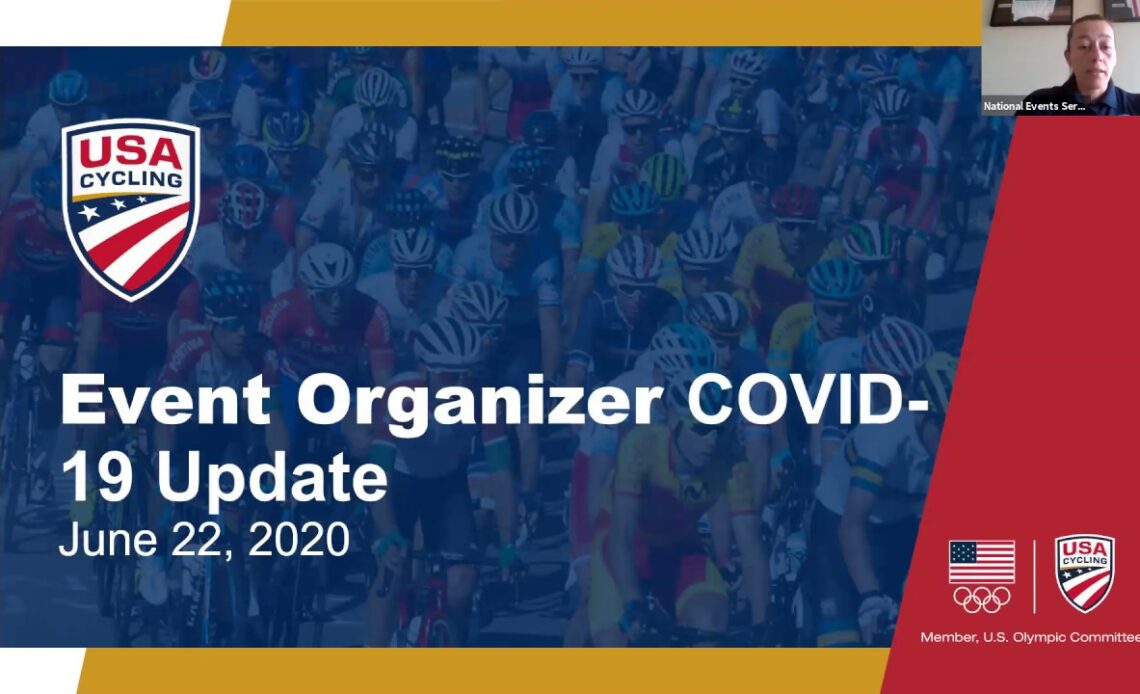 COVID 19 Event Organizer Update -  22 June, 2020