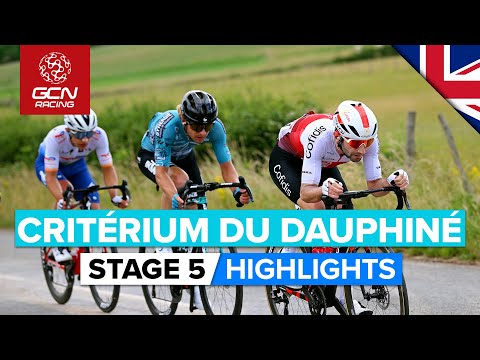 Can Breakaway Survive In Tense Finale? | Critérium Du Dauphiné 2022 Stage 5 Highlights
