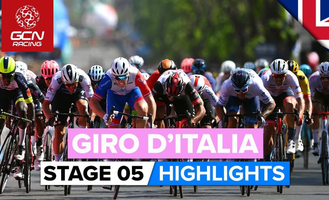 Can Sprinters Survive Tough Climb? | Giro D'Italia 2022 Stage 5 Highlights