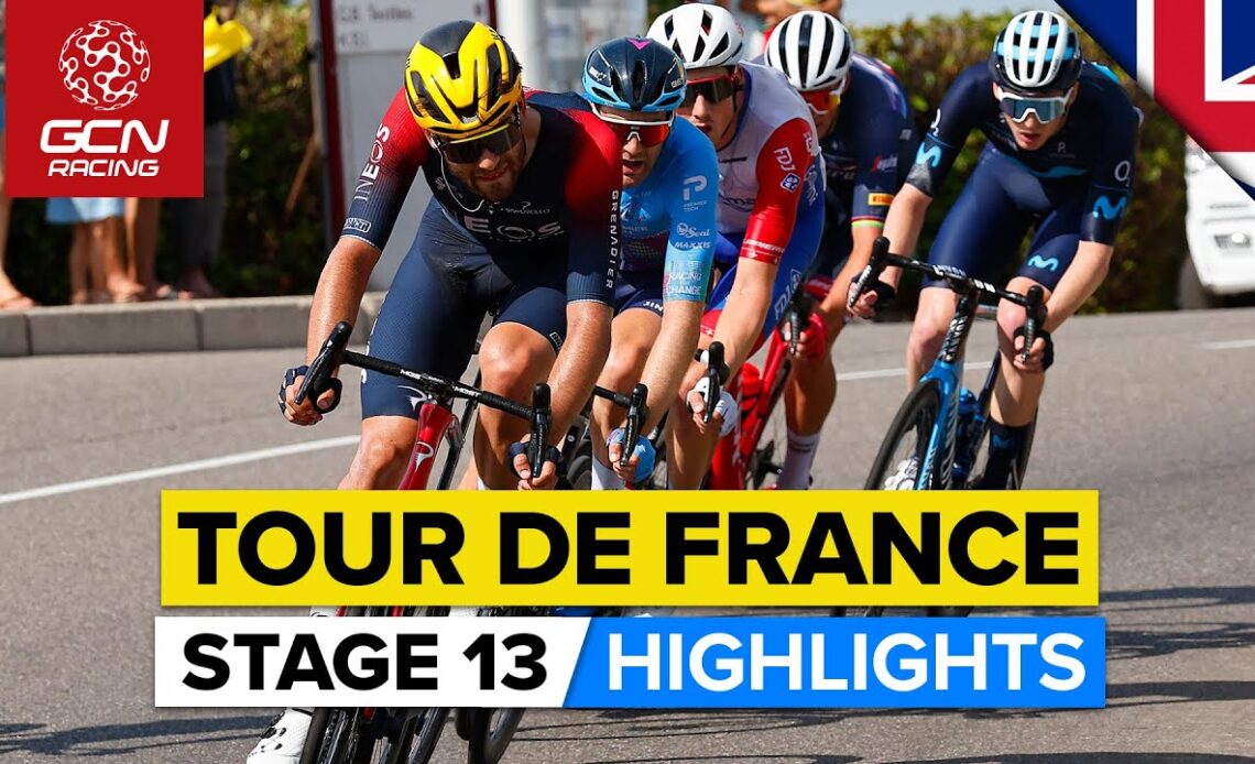 Chaotic Day Of Fast-Paced Racing! | Tour De France 2022 Stage 13 Highlights