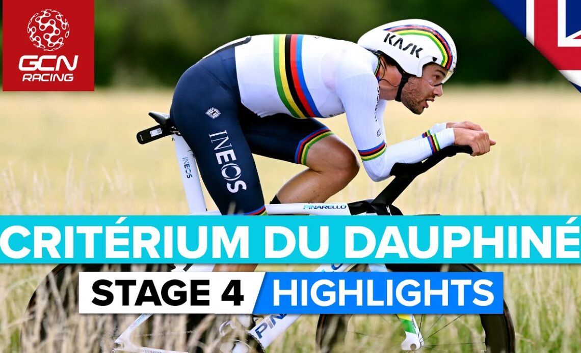 Contenders Face Long TT Challenge | Critérium Du Dauphiné 2022 Stage 4 Highlights