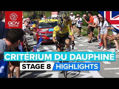 Dominance At The Top Of The GC! | Critérium Du Dauphiné 2022 Stage 8 Highlights