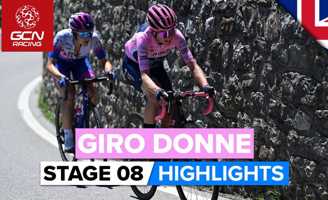 Dominant Performance In The Mountains | Giro Donne 2022 Stage 8 Highlights