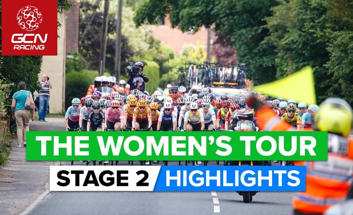 Dominant Sprint After A Flat Stage! | The Women's Tour 2022 Stage 2 Highlights
