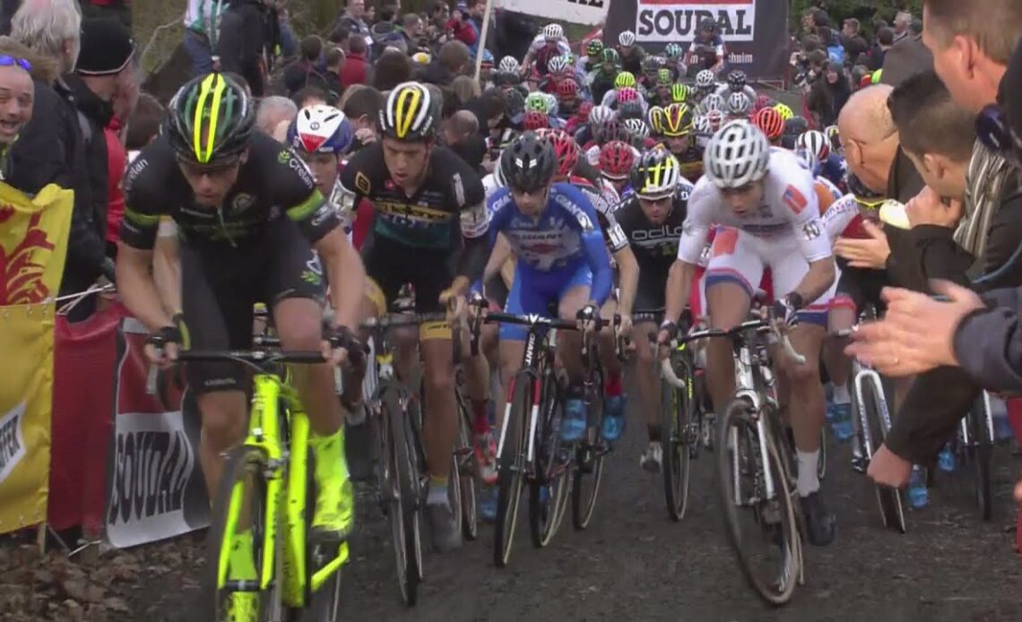 Fantastic finish in the Elite Men’s Race | 2015-16 Cyclo-cross World Cup - Namur, Belgium