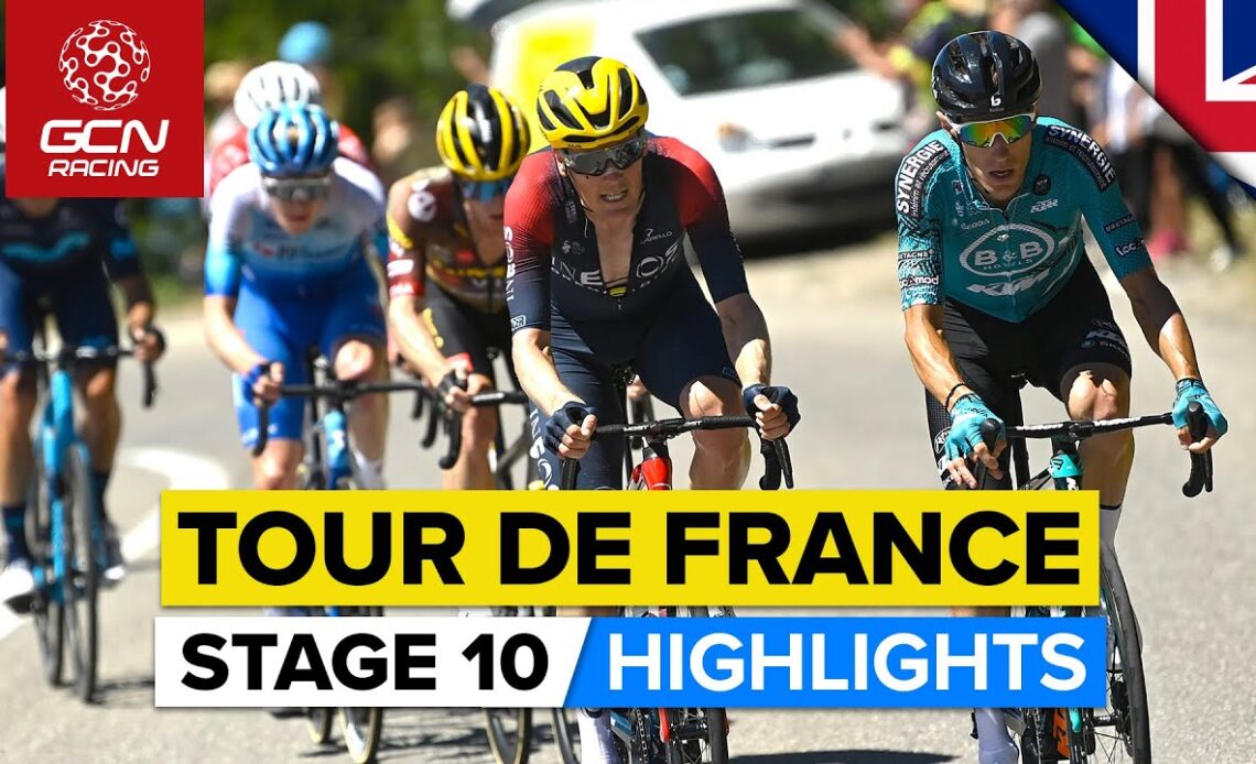 Fighting For Yellow In Megève! | Tour De France 2022 Stage 10 Highlights