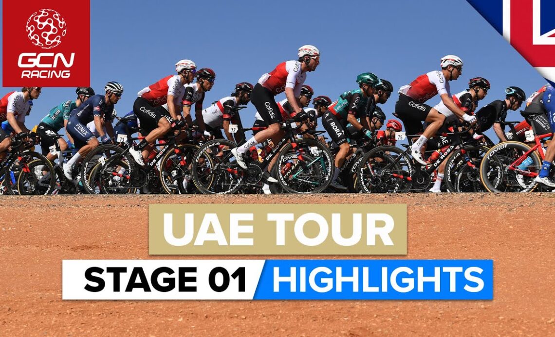 First World Tour Sprint Of The Year! | UAE Tour 2022 Stage 1 Highlights