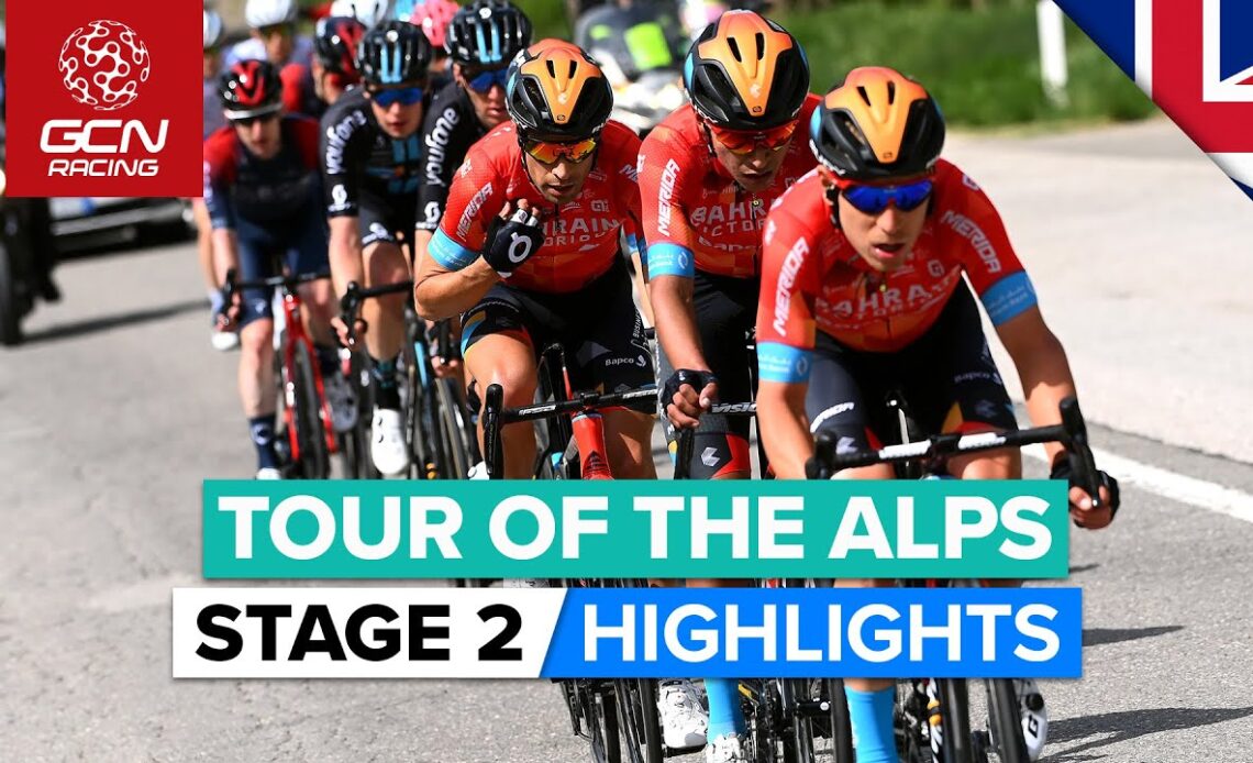 GC Contenders Battle On Technical Descent! | Tour Of The Alps 2022 Stage 2 Highlights