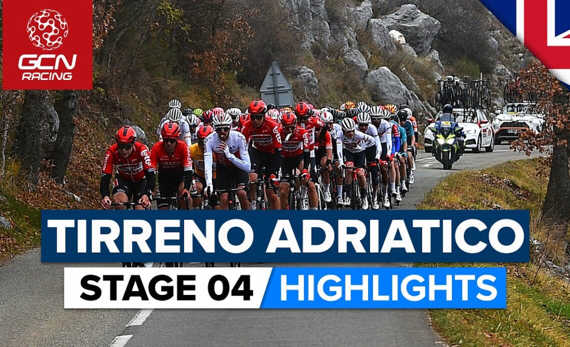 GC Showdown In Punchy Finale | Tirreno-Adriatico 2022 Stage 4 Highlights