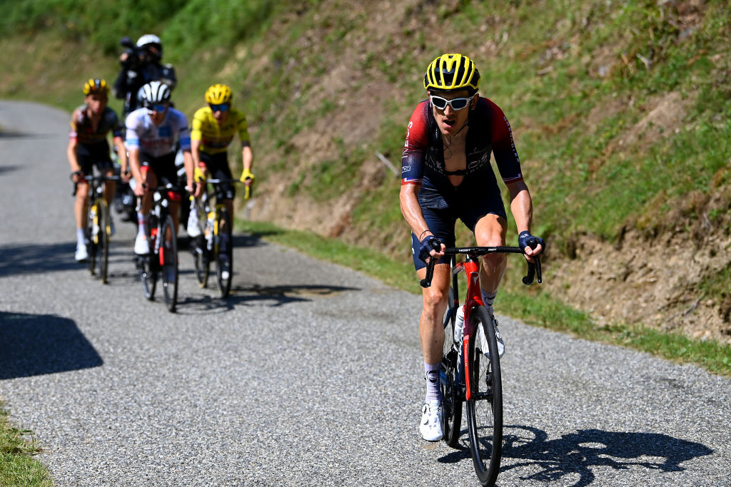 Geraint Thomas not tempting fate by declaring Tour de France podium secure