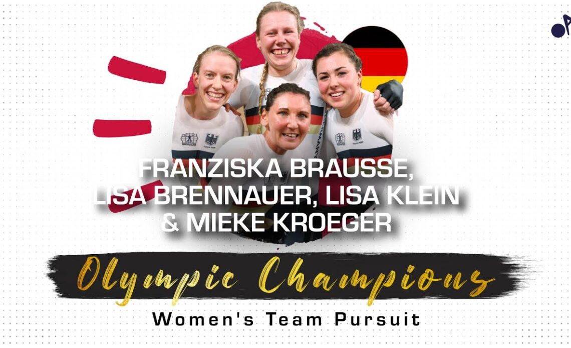 Germany gets Gold and sets a new World record in Women’s team pursuit | Tokyo 2020 Olympics