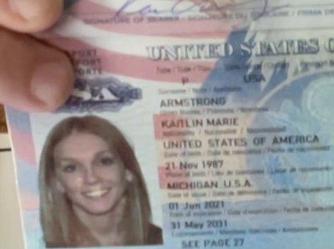 Kaitlin Armstrong passport