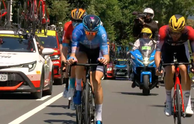 Canada's Hugo Houle in the break at the Tour de France