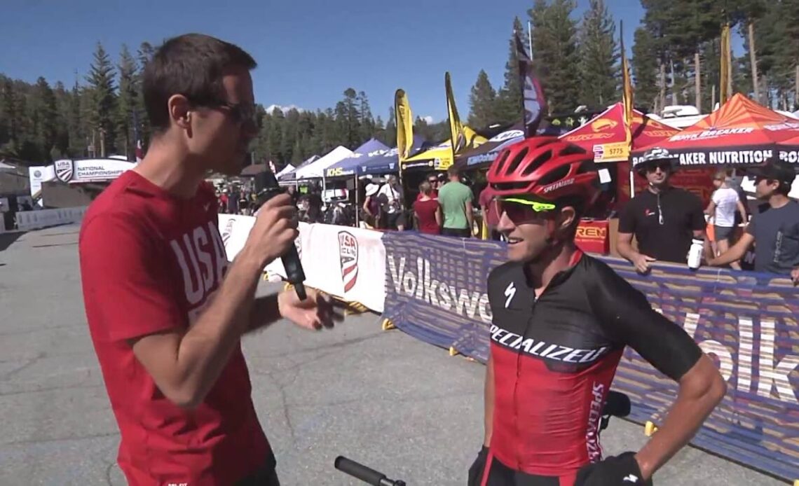 Interview with the mens STXC winner Howard Grotts