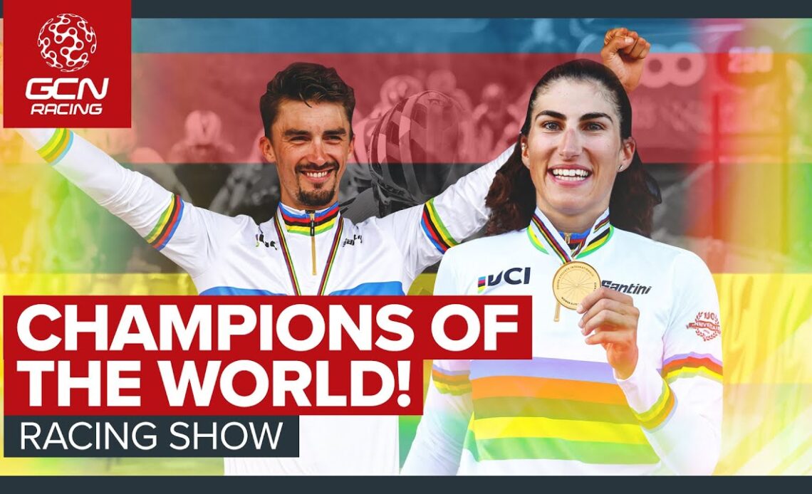 Julian Alaphilippe & Elisa Balsamo - Your New World Champions Are Here! | GCN Racing News Show