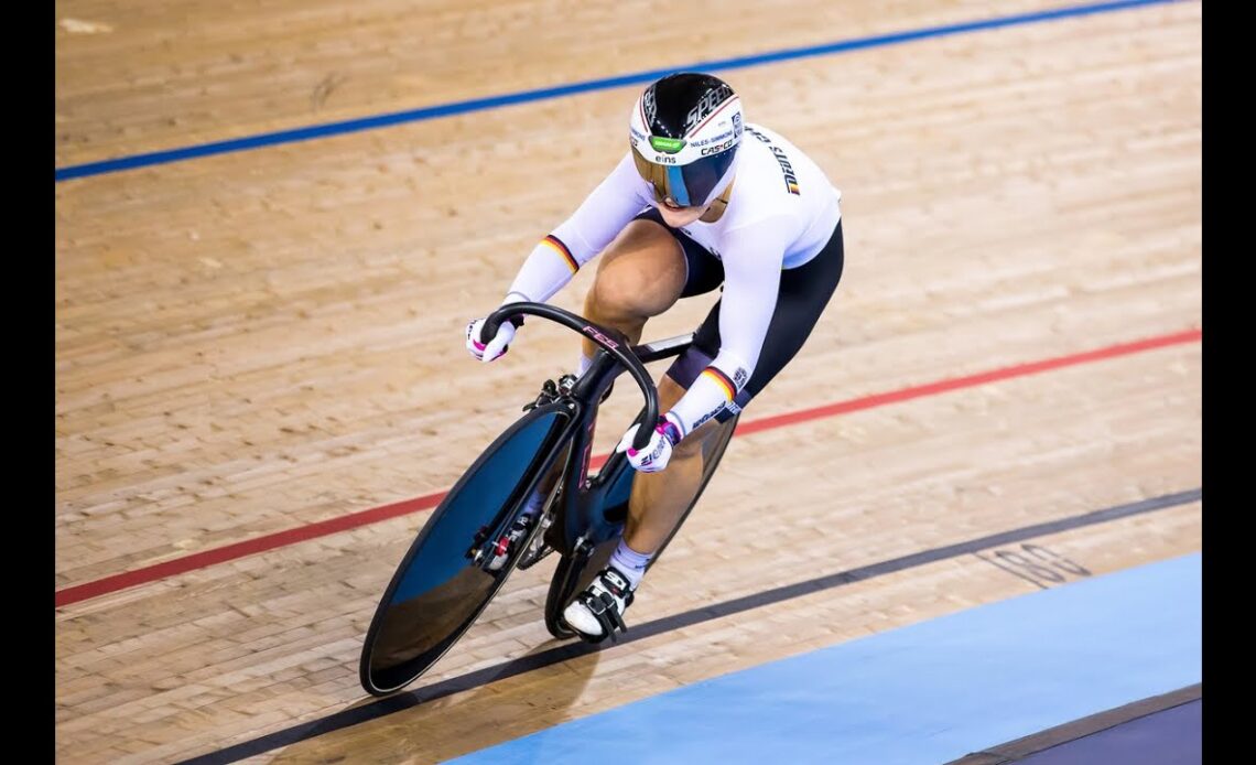 Kristina Vogel Chasing the Rainbow Stripes at the 2016 UCI Track World Championships