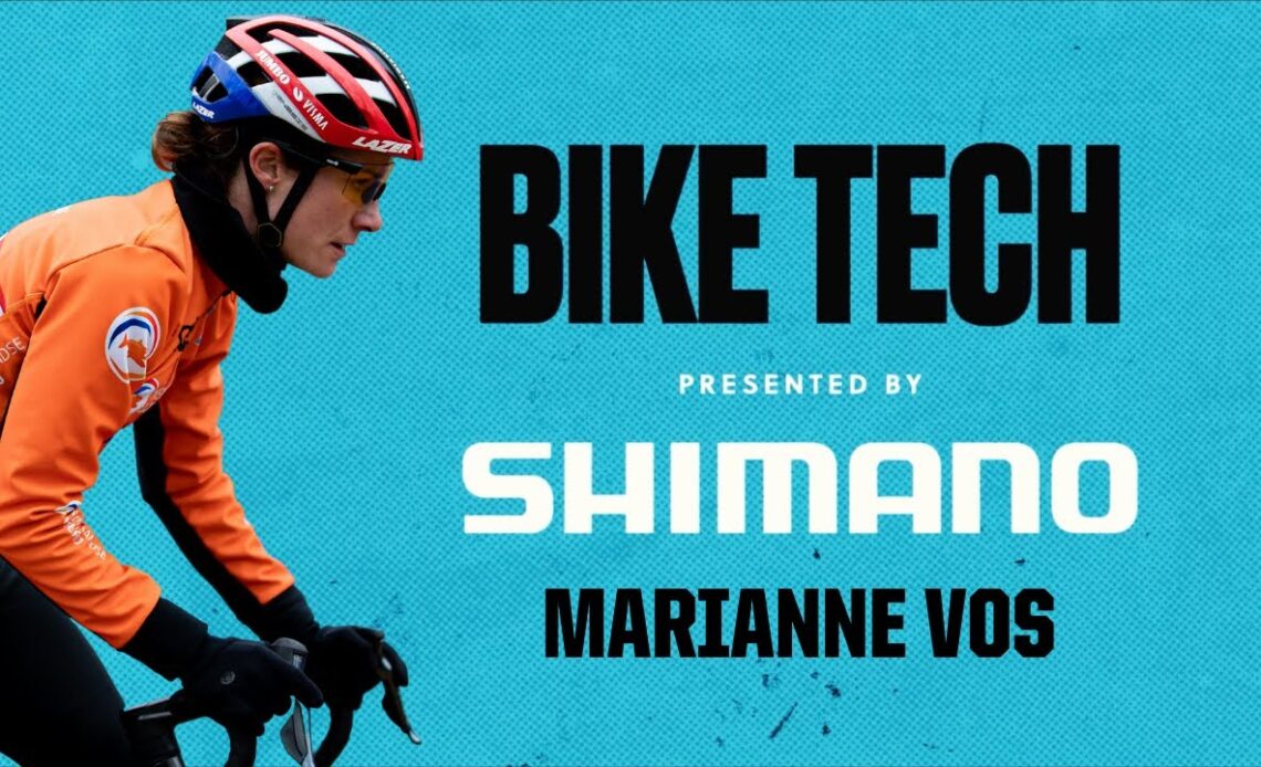 Marianne Vos Bike Check with Shimano | 2022 Walmart UCI Cyclo-cross World Championships