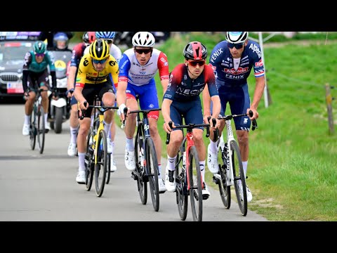 Mathieu Van Der Poel vs Tom Pidcock At Amstel Gold