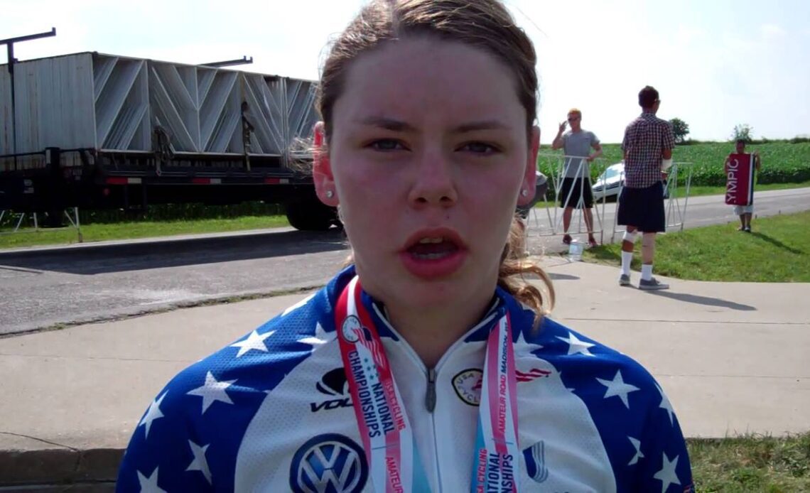Megan Doherty: 2013 Junior Women's 13-14 Road Race National Champion