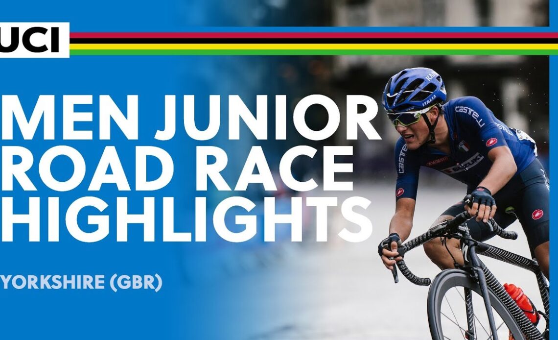 Men Junior Road Race Highlights | 2019 UCI Road World Championships