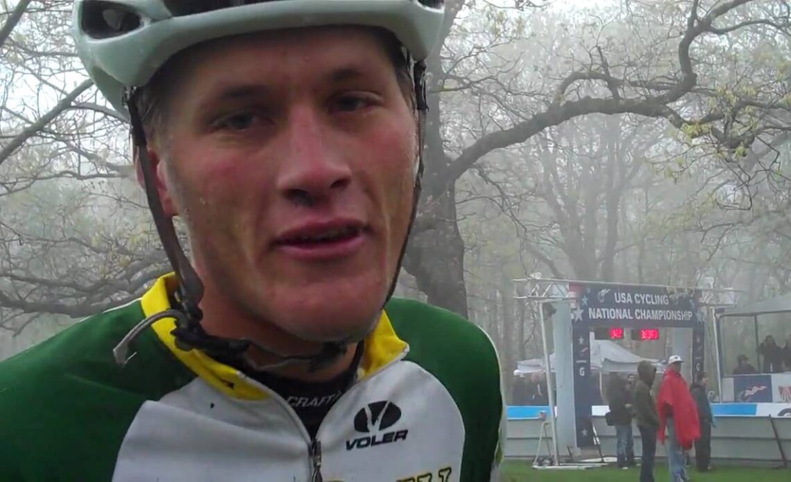 Menso de Jong describes his Cal-Poly's team gold & bronze medal race in DI men's contest.