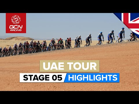 Raw Power Wins After Technical Run-In! | UAE Tour 2022 Stage 5 Highlights