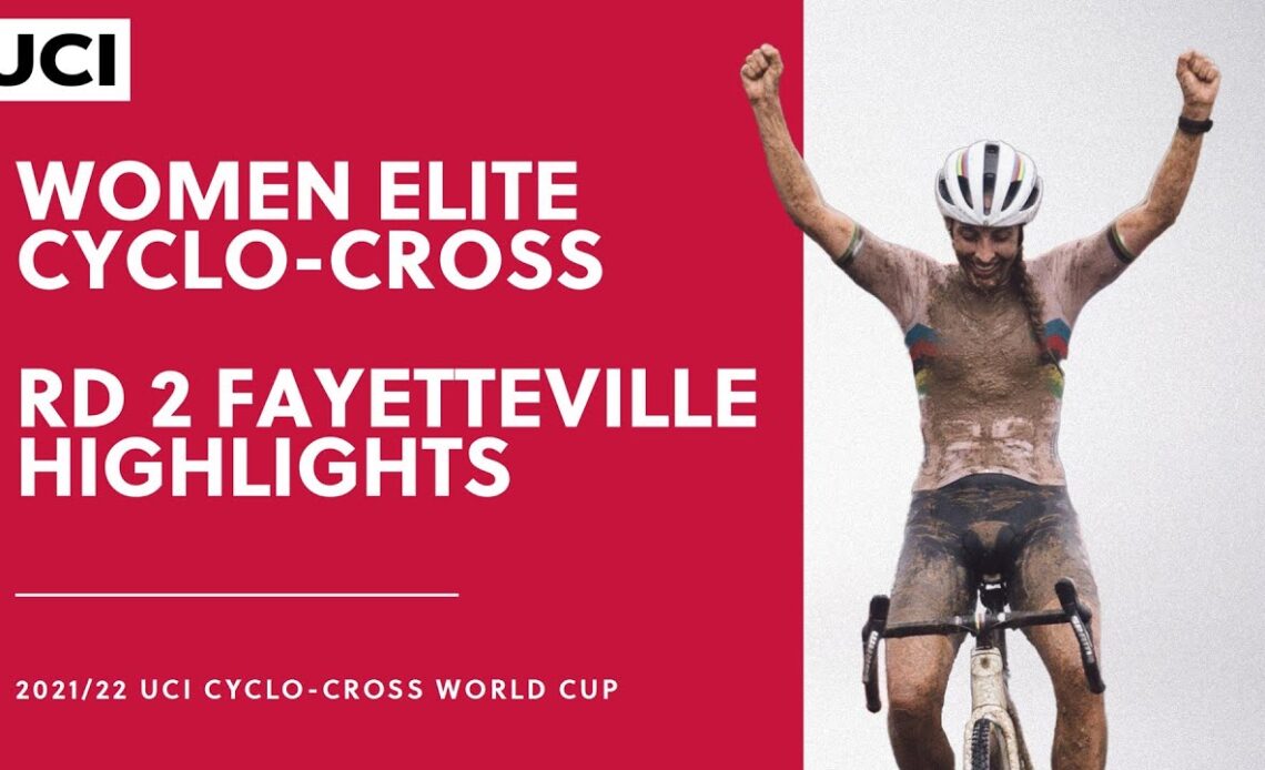 Round 2 Women Elite Highlights | 2021/22 UCI CX World Cup - Fayetteville