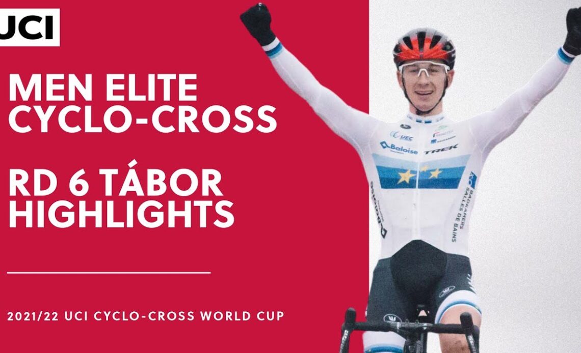 Round 6 - Men Elite Highlights | 2021/22 UCI CX World Cup - Tábor