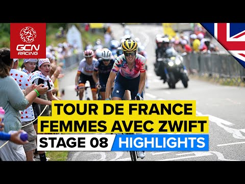 Savage Finale To An Amazing Race! | Tour De France Femmes Avec Zwift 2022 Stage 8 Highlights