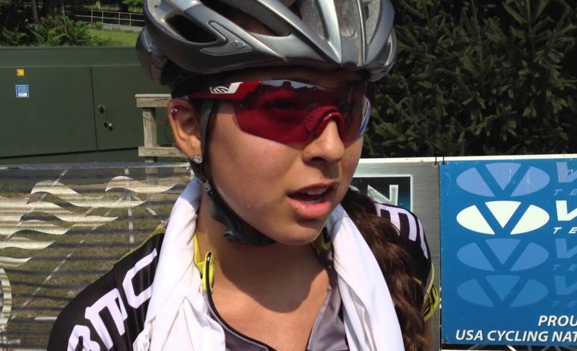 Shayna Powless talks about winning the U23 women's cross country mountain bike national title