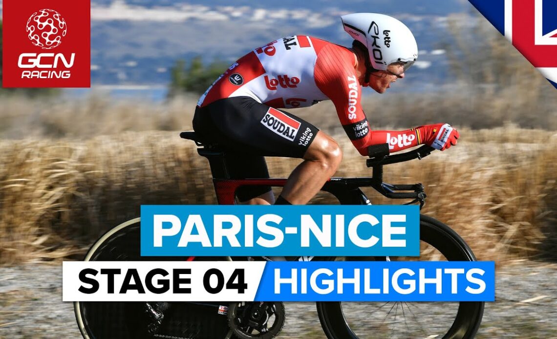 TT Day With A Steep Final Ramp | Paris-Nice 2022 Stage 4 Highlights