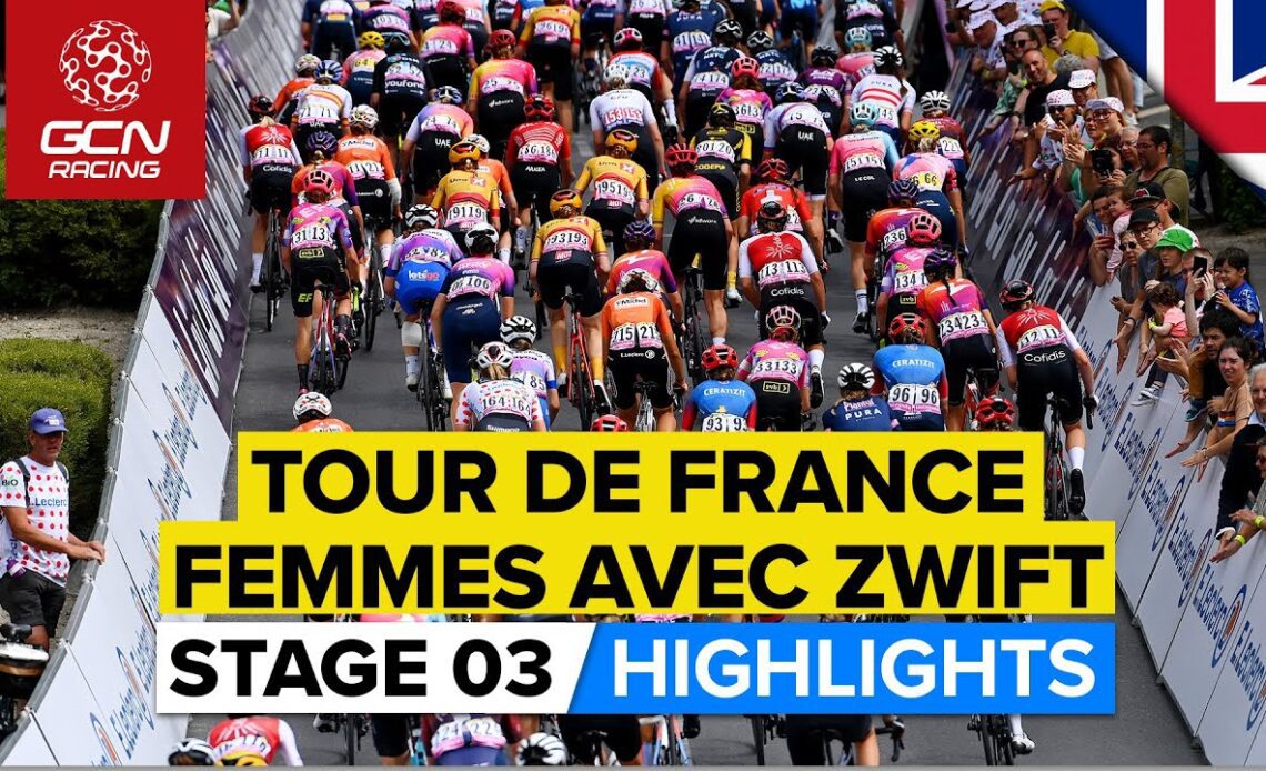 The Comeback Queen Strikes in Épernay! | Tour De France Femmes Avec Zwift 2022 Stage 3 Highlights