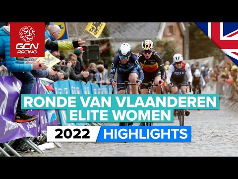 The Favourites Do Battle On The Bergs Of Flanders! | Tour of Flanders 2022 Women's Highlights