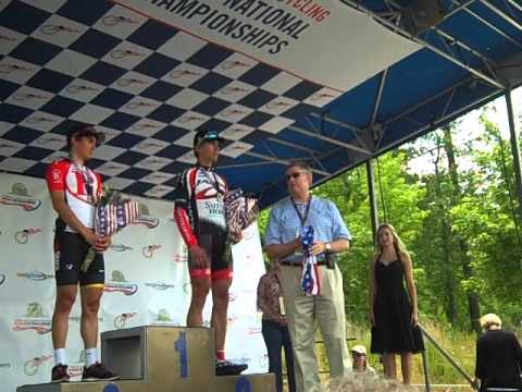 The podium ceremony from USA Cycling Professional Time Trial National Championships.AVI