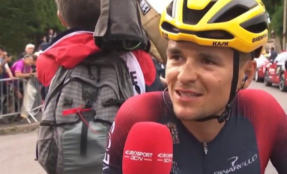 Tom Pidcock gave the best post-race interviews about Wout van Aert