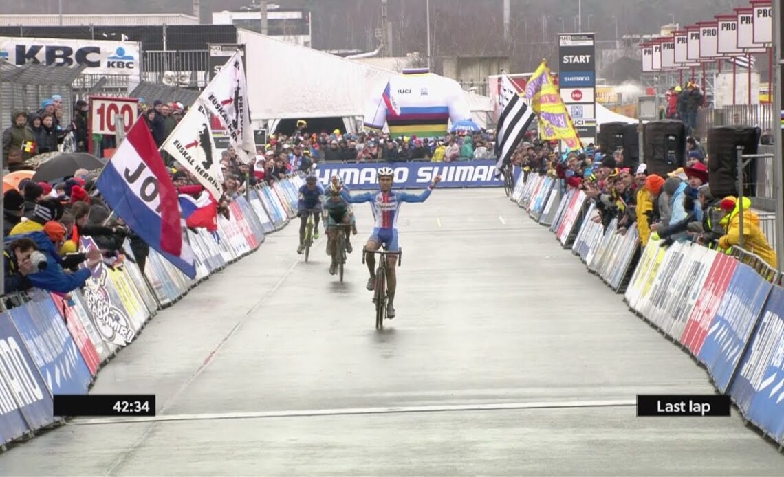 Toupalik Thinks He's Won | 2016 Cyclo-cross World Championships | Heusden-Zolder, Belgium