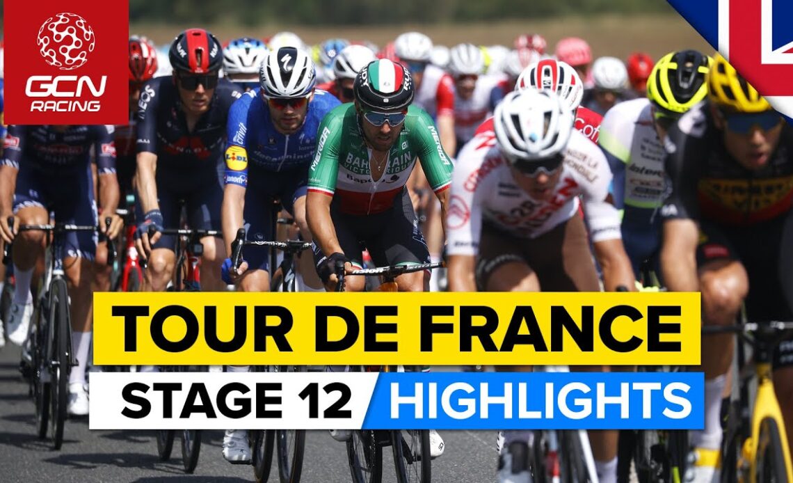 Tour de France 2021 Stage 12 Highlights | Mark Cavendish Vs The Breakaway