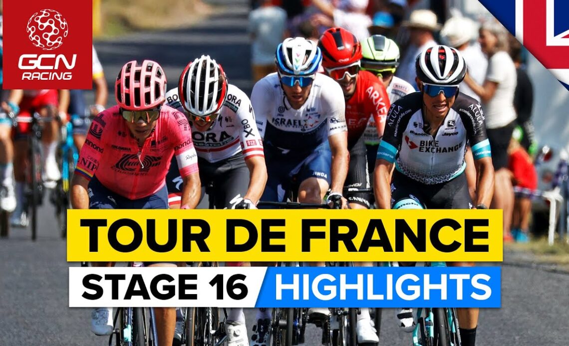 Tour de France 2021 Stage 16 Highlights | Rain Soaked Pyrenean Test