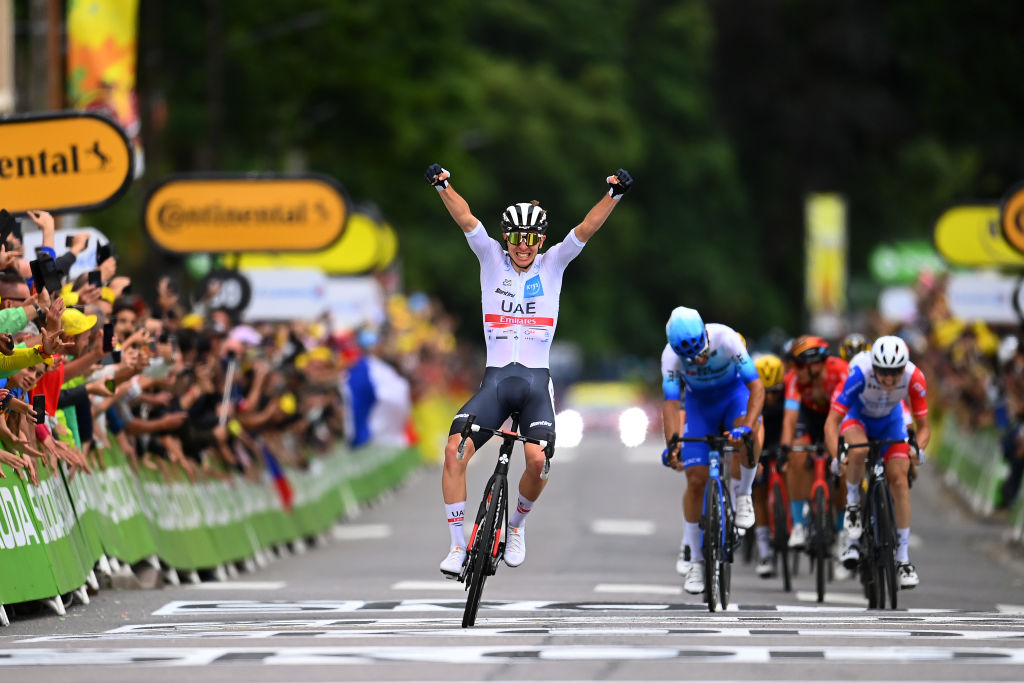 Tour de France: Pogacar wins stage 6, takes yellow jersey