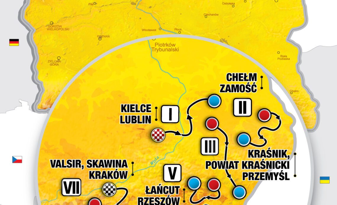 Tour de Pologne 2022 route